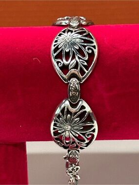 Brighton floral panel bracelet